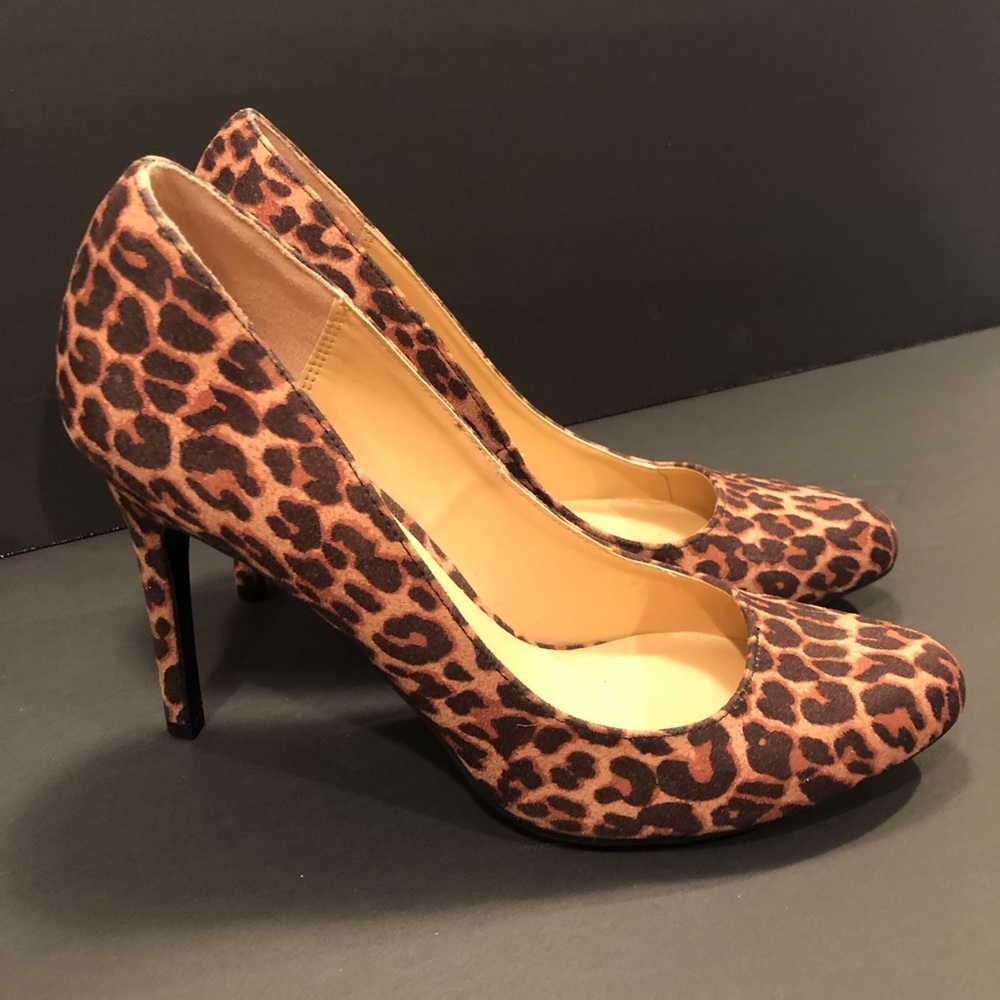 Lauren Conrad Cheetah Heels 4” Size 10M